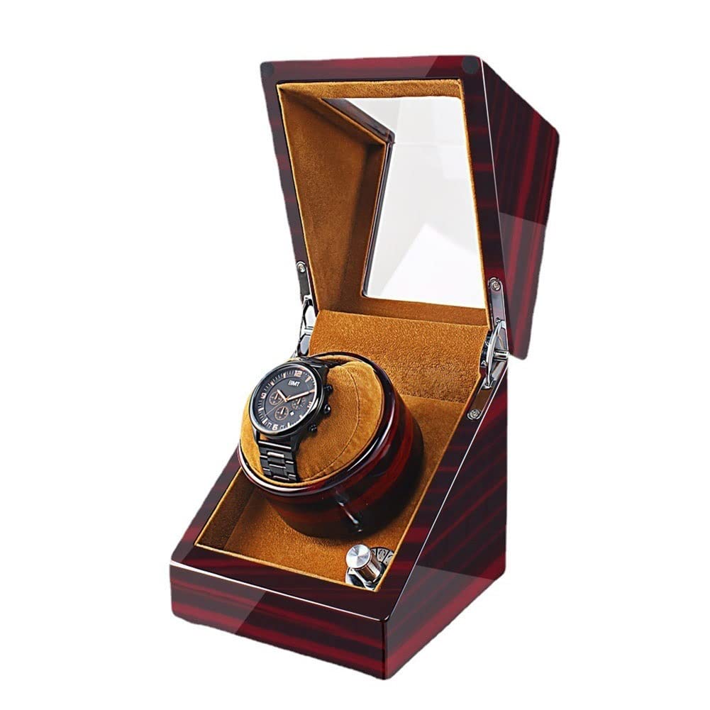 Caja para reloj mecánico automático ideal para regalo con acabados de madera