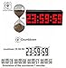 LambTown Digital Led Countdown Timer Electronic Alarm Clock with Temperature Date - Red