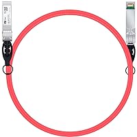 Vista 17 de H!Fiber SFP+ Cable 10G SFP+ DAC, 0.8 ft (0.82 pies), cable Twinax de cobre de conexión directa pasiva para Cisco SFP-H10GB-CU0.25M, Ubiquiti UniFi