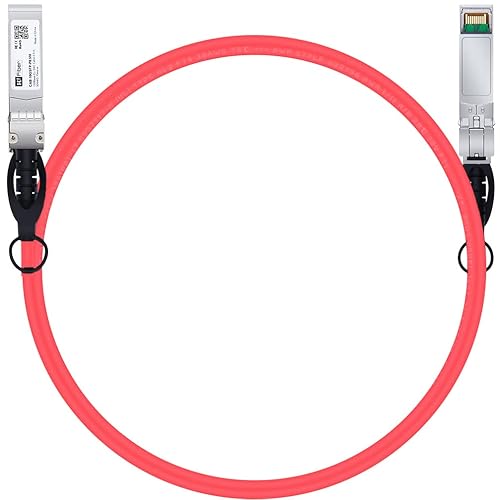 Miniatura 17 de H!Fiber SFP+ Cable 10G SFP+ DAC, 0.8 ft (0.82 pies), cable Twinax de cobre de conexión directa pasiva para Cisco SFP-H10GB-CU0.25M, Ubiquiti UniFi