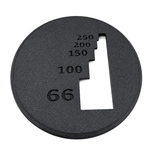 ZYRELYNX Disc Golf Range Mini Marker A Disc Golf Range Finder for Measuring the Distance to Basket Black 1 Pack