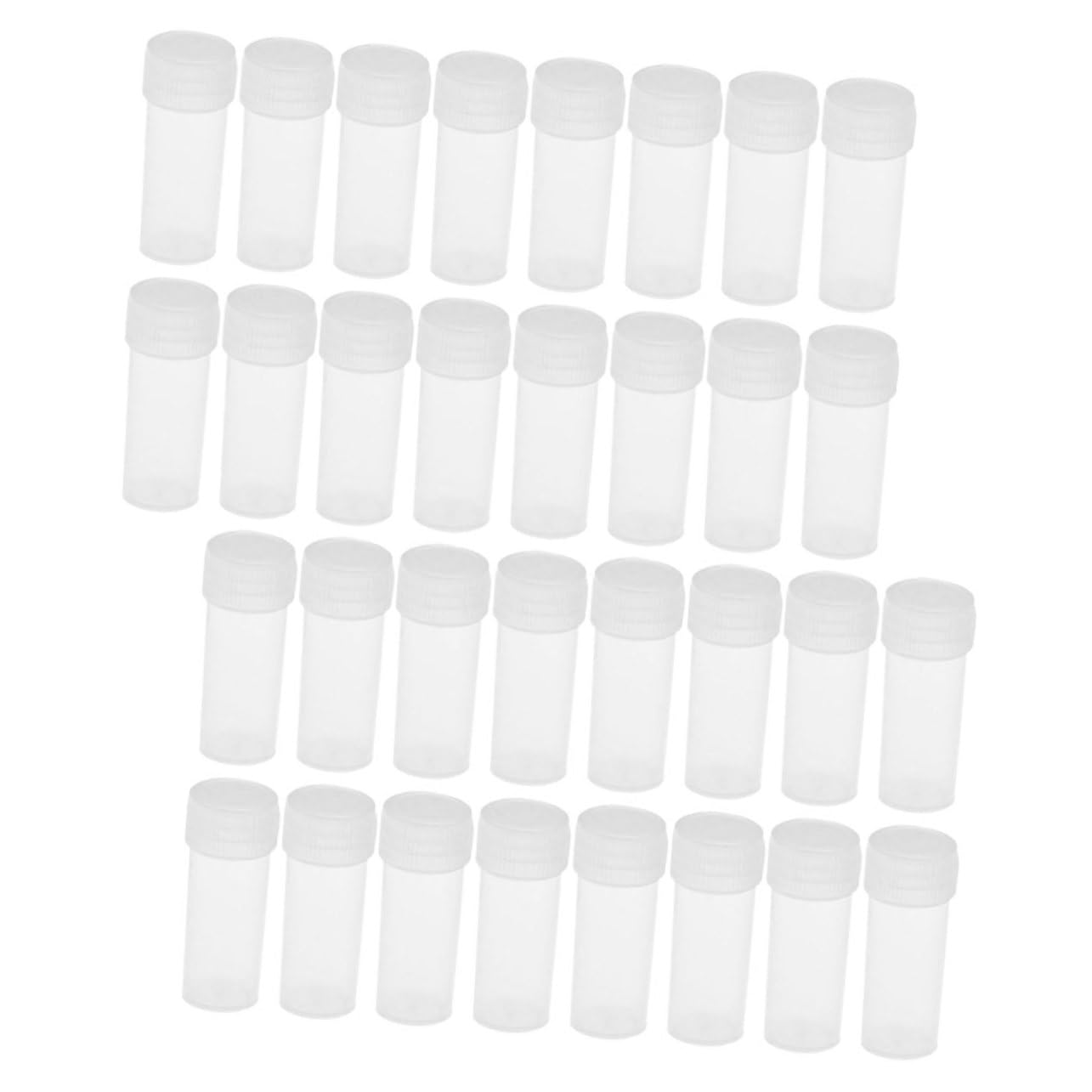 HOMOCONO Travel Bottle 50pcs Empty Lipgloss Bottles Small Containers for Jewelry Powder Organizer Sealing Carrying Bottle
