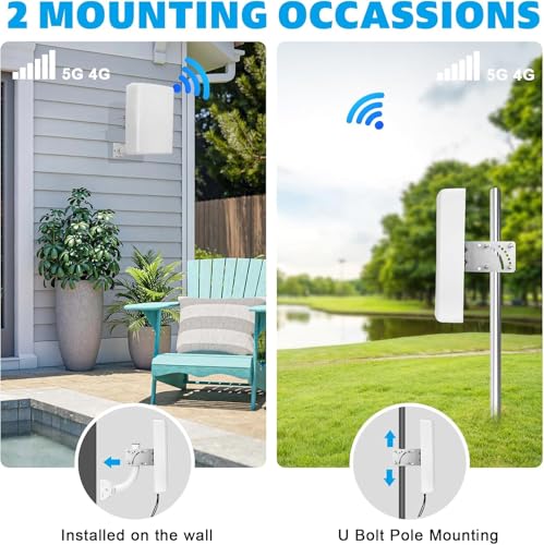 Antena 4G 5G exterior de 10km de alcance Maswell MIMO para estabilizar la señal de routers rurales 2