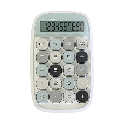 =MOMENT 電卓｜ぽこぽこ押し心地がクセになるレトロ可愛い計算機