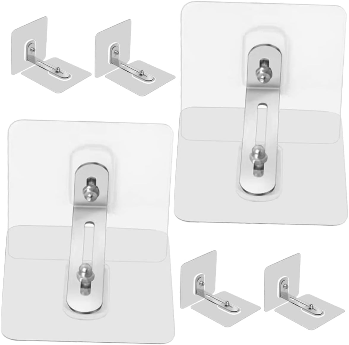 Hemoton 18pcs No Drill Furniture Wall Anchors Tip Safety Straps for Childproofing Bookshelves Cabinets and Wardrobes Easy Installation Heavy Duty Design