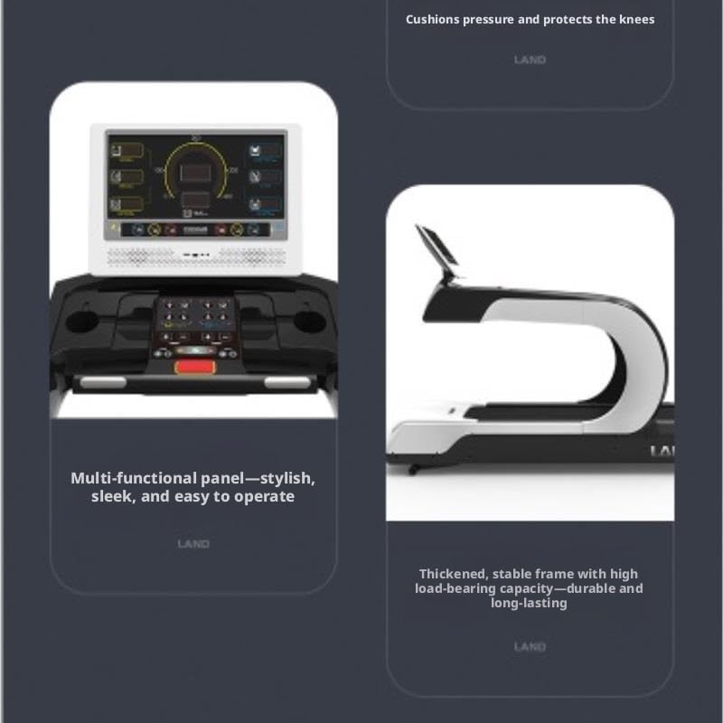 Image of Mini Treadmill,Fitness Foldable Electric Customized Walking Machine Heart Rate Monitoring, Suitable for Home, Gym, and Business Office Use