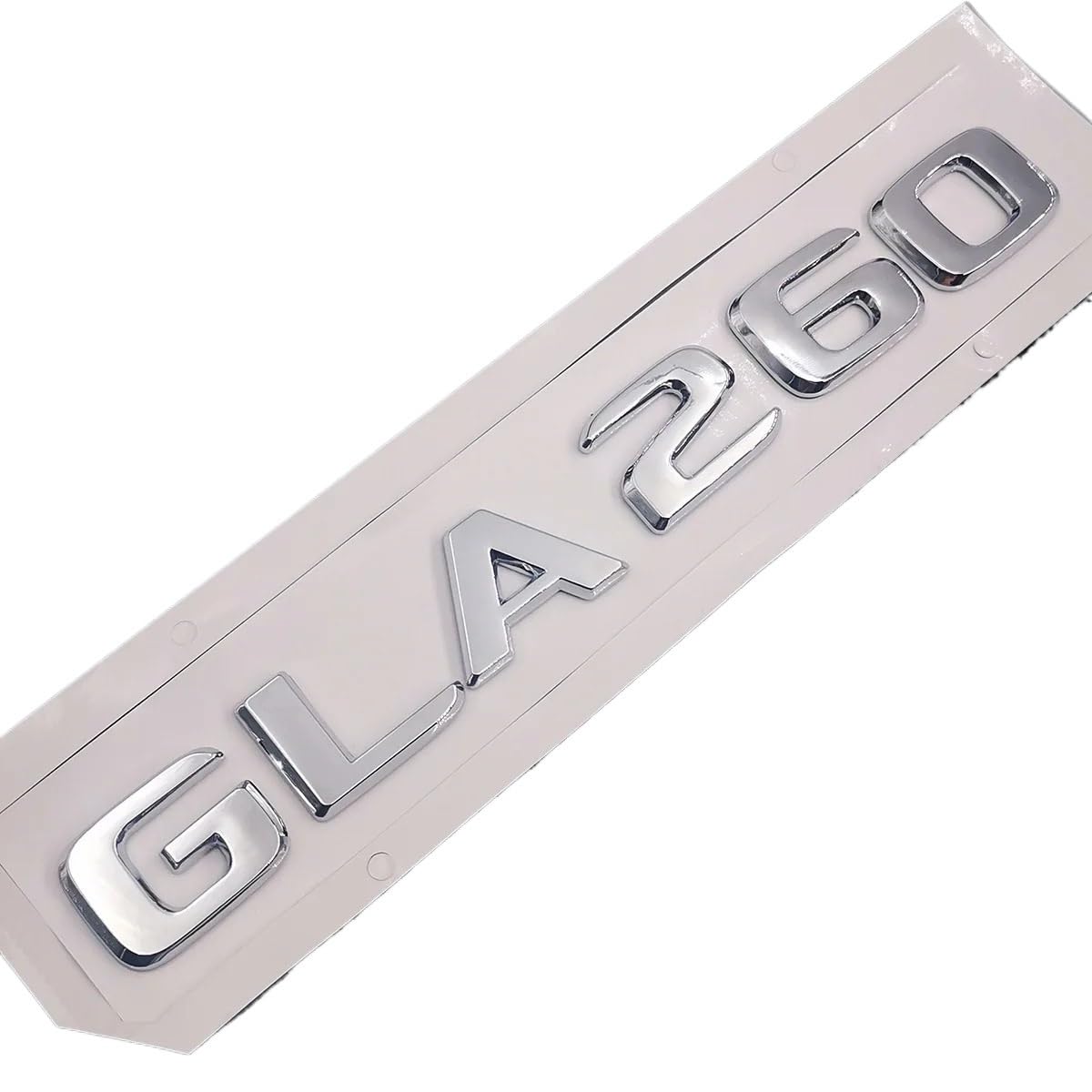 Emblème arrière GLA 260 argenté chromé monogramme de coffre auto