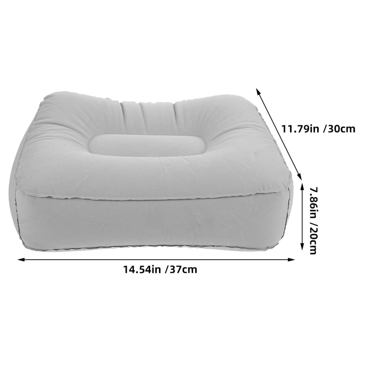 COHEALI 2PCS Portable Slip Leg Support Pillow for Travel Airplane and Ergonomic Design for Comfort and Relaxation