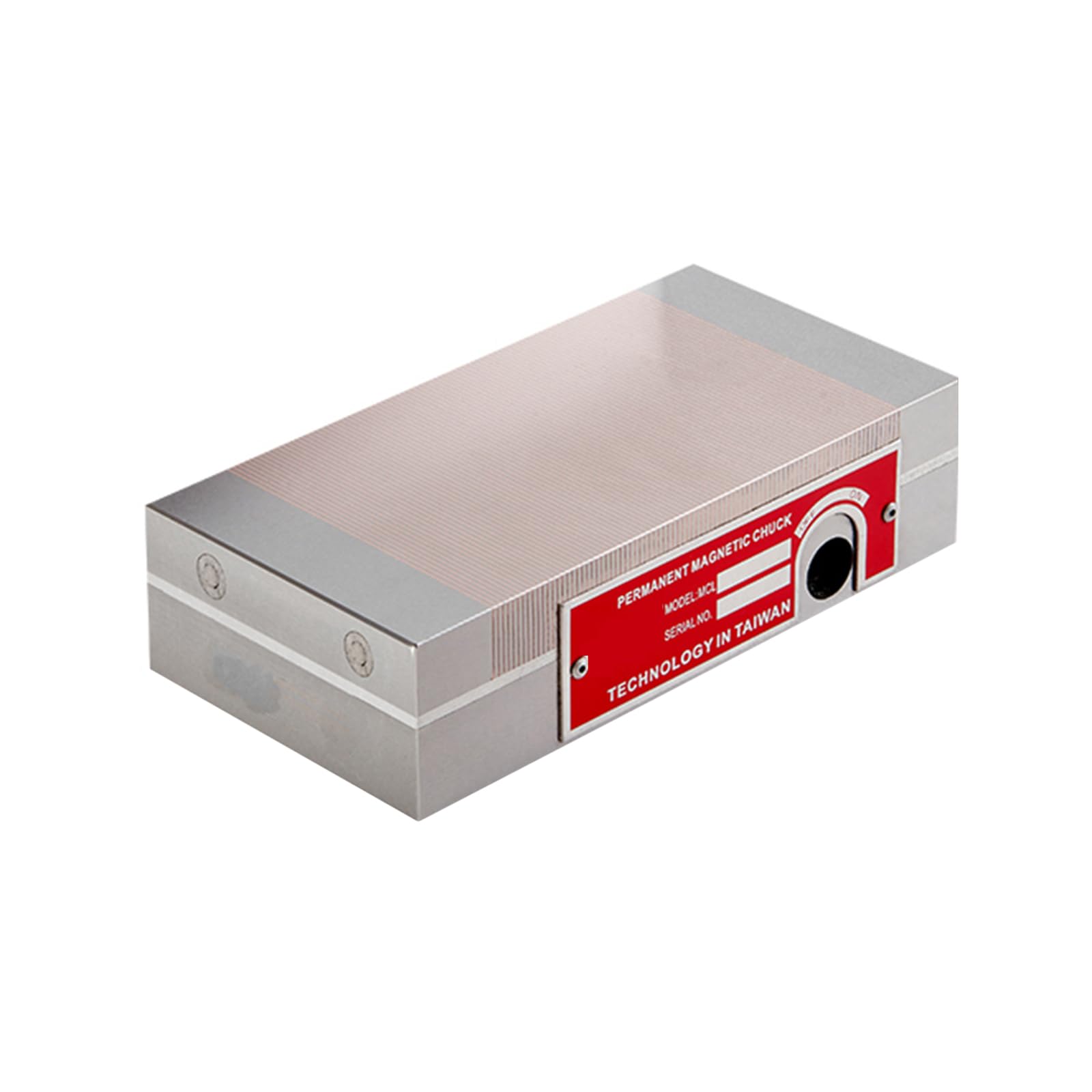 Mandrin magnétique permanent avec ventouse en cuivre rouge, 0,5 ± 1 mât magnétique, force d'aspiration de 150 N/cm², avec clé pour fixation magnétique