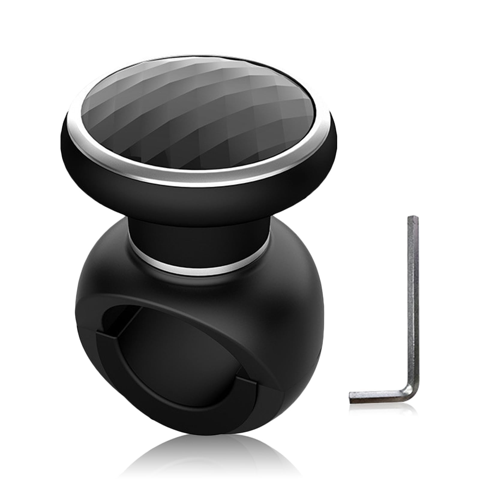 QIZUN 7,9 X 5,5 Cm Steering Wheel Knob Spinner for Audi Q5 Sportback FY I 2021-2024, Wheel Aid Assister Spin Knob,ergonomic Non-slip Robust Wear-resistant