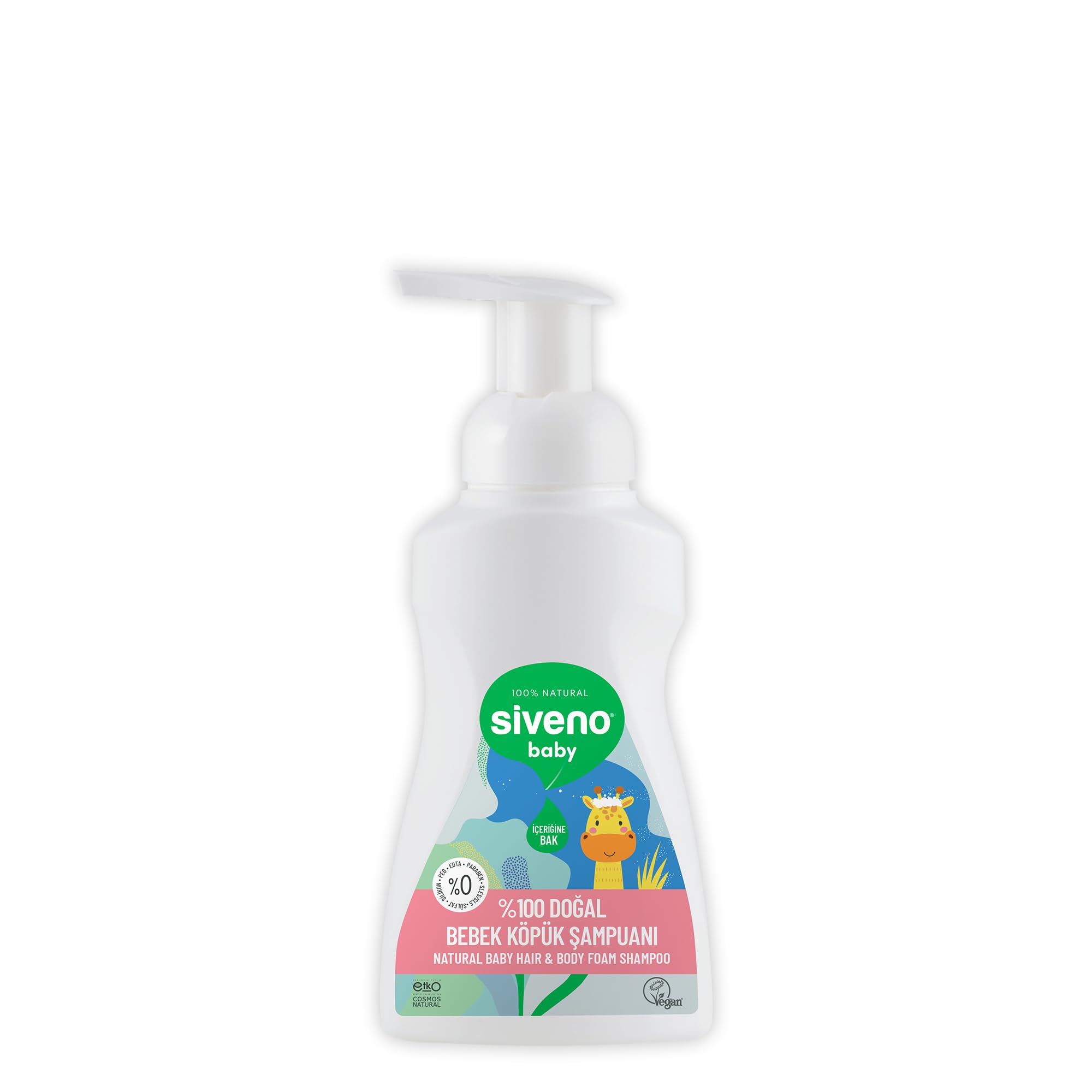Siveno Doğal Bebek Köpük Şampuanı 250 ml
