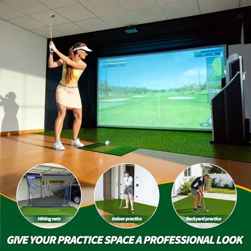 WICTTISPOSI 10x4.8ft Golf Turf Mat