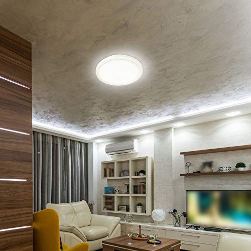Plafoniera a Led da Soffitto o Parete 4000K 12W