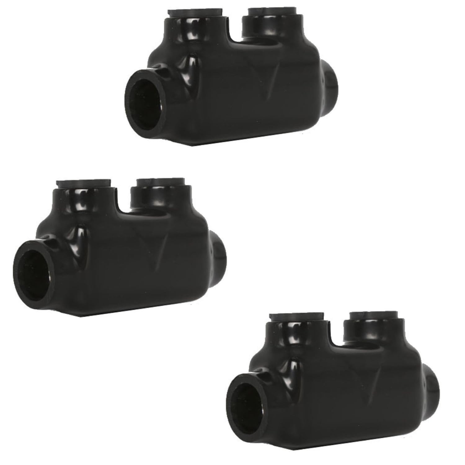 Insulated Connector 2 Ports Wire Connectors 2/0-6AWG Wide Polaris Connector 3/16