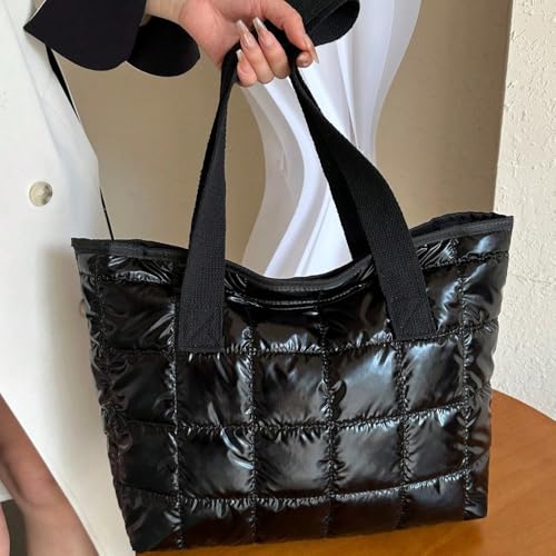 Bolso Tote acolchado grande para mujer miniatura 2