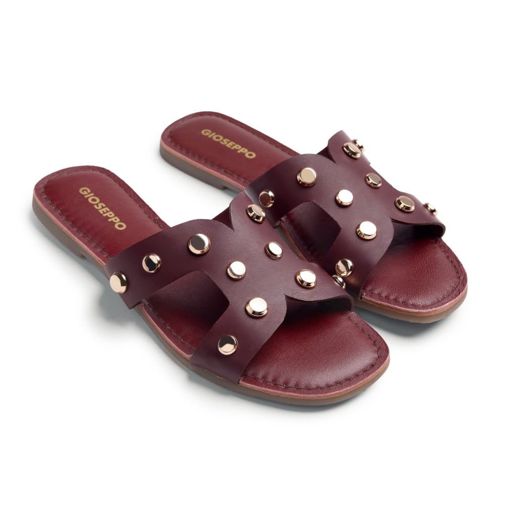 GIOSEPPO Women's Millston Open Heel, Burgundy red, 5.5 UK