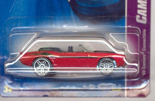Hot Wheels 1:64 '69 Camaro Convertible Rojo miniatura 2