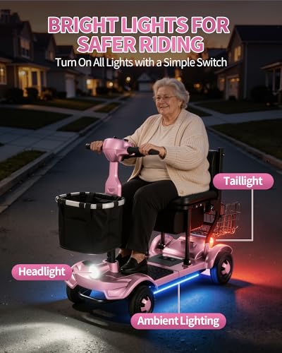 Ecomobi Lightweight Foldable Mobility Scooter