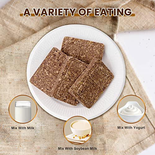 Emergency Food Ration Bars, Chocolate Flavor/Salty Flavor Survival Tabs Supply For Outdoor Camping Snowstorm Earthquake Disaster Preparedness Kit, 12Pcs Per Box A Total Of 2 Boxes #TOP3
