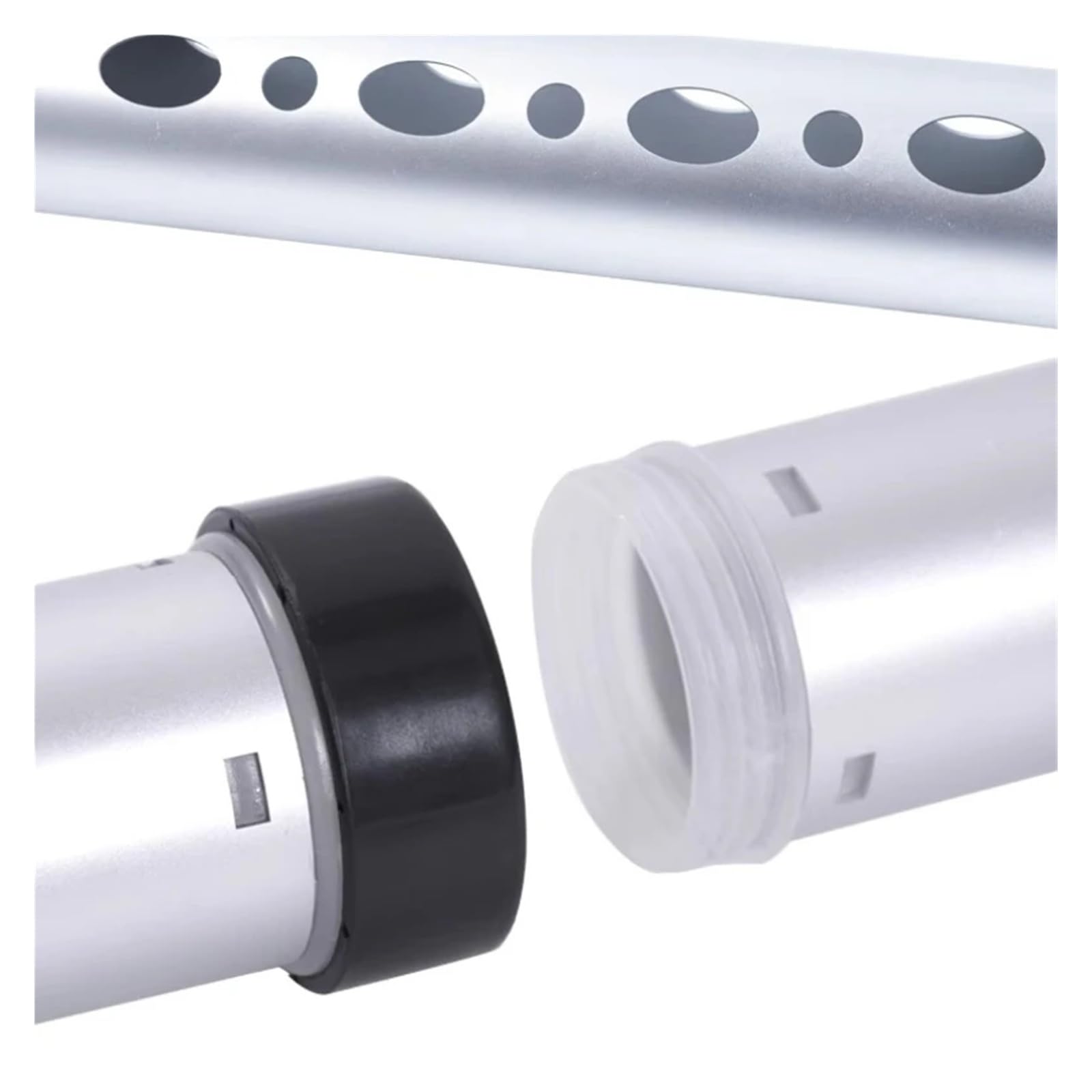 Barril de Recogida de Golf Desmontable, recogedor de Pelotas de Golf de aleación de Aluminio, recuperador de Pelotas de Gran Capacidad, Herramienta Profesional recolector de Bolas