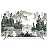 HBLZG TV - Funda Protectora Funda Protectora de Tela de poliéster Suave Resistente al Agua y al...