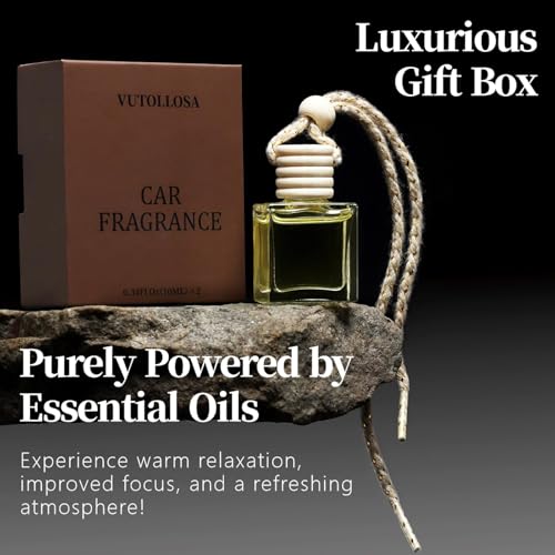 Image of 2- Pack Hotel Romance Car Air Freshener Hanging Long Lasting Scent Essential Oil Diffuser Car Perfume Inspired Fragrances for Men and Women by VUTOLLOSA