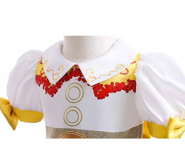 Lgandpg Jessie Costume for Girls Cowgirl Sequins Dress Up Halloween Outfit by Lgandpg - Used condition - Image 3