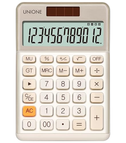 Calculatrice bureau UNIONE pour éviter les pannes de batterie au lycée grâce au LCD