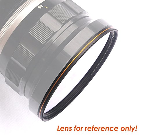Fotasy 95Mm Ultra Slim Uv Protection Lens Filter, Nano Coatings Mrc Multi Resistant Coating Oil Water Scratch, 18 Layers Multi-Coated 95 Mm Mcuv Filter, Transmission Rate ≥ 99.7%, Schott B270 Glass #TOP3