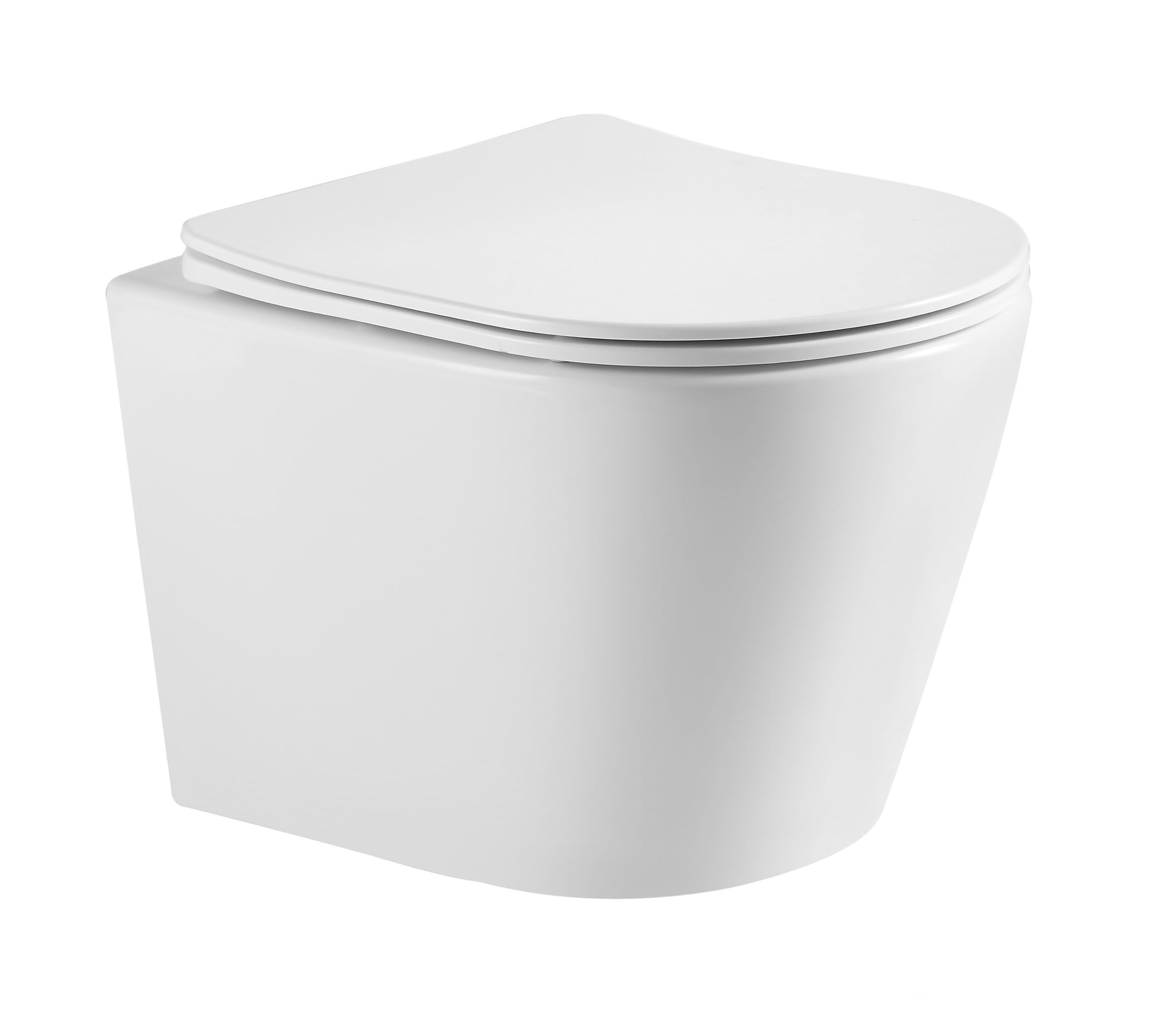 Imprese JESS TWIST – Miska WC wisząca Rimless, Tornado Flush, Slim Soft Close Seat, 51,5 × 36 cm