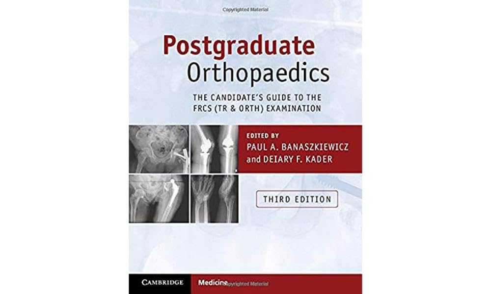 POSTGRADUATE ORTHOPAEDICS MCQS AND EMQS FOR THE FRCS TR ORTH PDF visual data 8