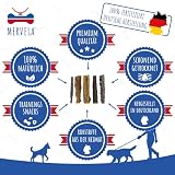 MERVELA Rinderpansen für Hunde | 1.000 Gramm | Qualität aus Deutschland | 100% natürliche Kauartikel | getrockneter Kausnack ohne Zusatzstoffe