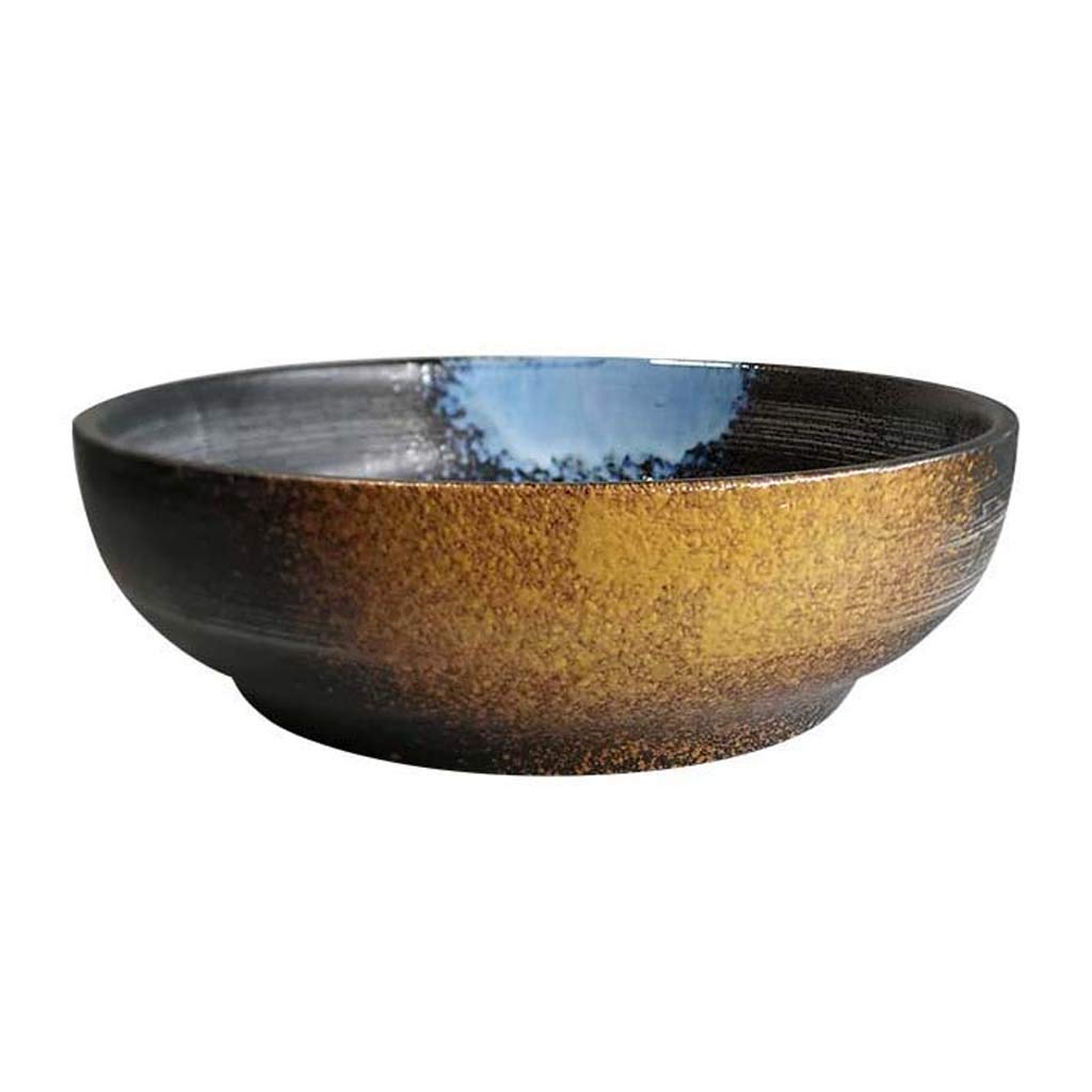 Zxw Ceramic Oversized Salad Bowl, Japanese Creative Large Size