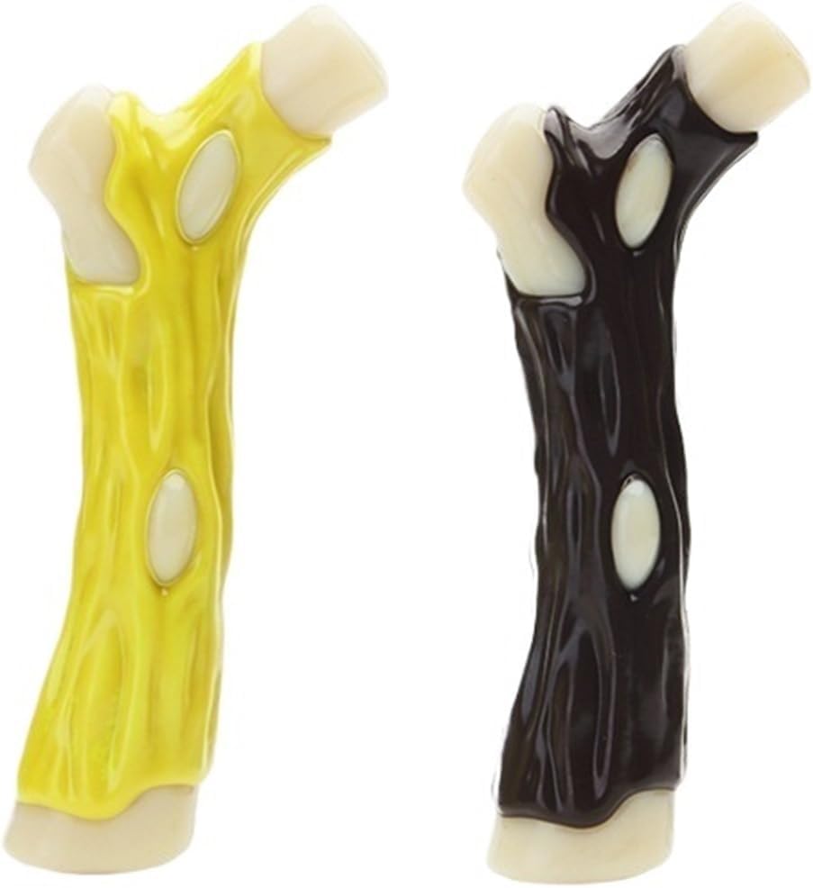 ペット シミュレーション ナイロン 木の枝 噛む 臼歯 スティック 歯 クリーニング マッサージ 噛み付きにくい 犬用おもちゃ (L