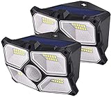 【Kabellose einfache Installation】 - Solarladung ohne Kabel, schnelle und einfache Installation. Sie können es an einem Ort aufhängen oder schrauben, wo Sonnenlicht vorhanden ist, oder es mit speziellem doppelseitigem Klebeband an die Wand kleben! Geeignet für Garten, Balkon, Veranda, Treppe, Innenhof und andere Orte.