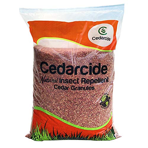 Cedarcide Insect Repelling Cedar Mulch Granules (1 Bag) Repels Fleas, Ticks, Ants, Mites