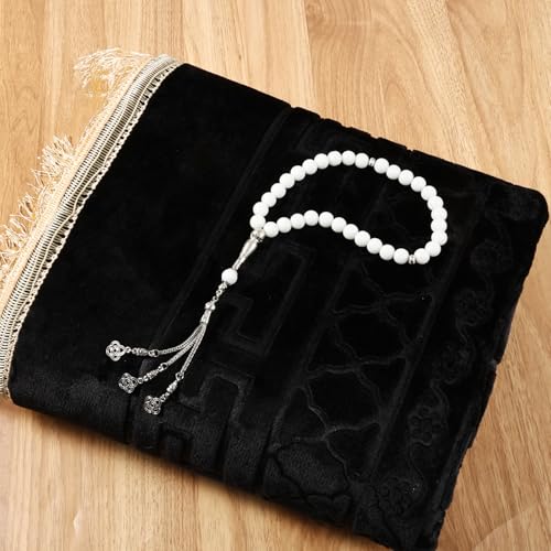 Tapete de oración islámico suave acolchado FUMMI negro miniatura 7