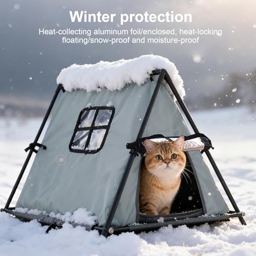 Tente pour animaux par temps froid idéale pour patio, balcon et arrière-cour