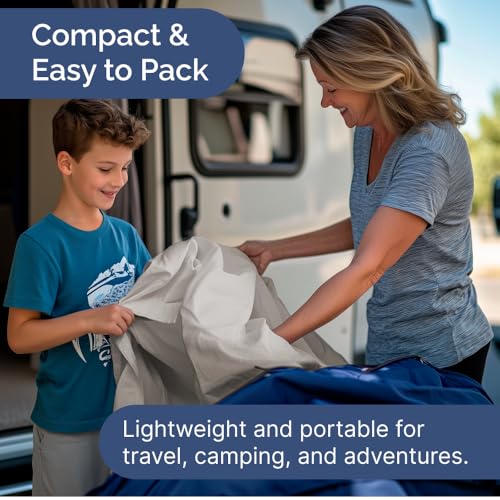 Image of Cot Sheet Set, 30 inch x 75 inch - Easy-Fit Cot Size Mattress Sheets - Light Grey | Ideal for Narrow Twin, Camper Bunk, RVs, Twin Bunks, Day Care & Camping Cots, Cot Size Fitted Sheet fits 6 inch to 10 inch Mattresses