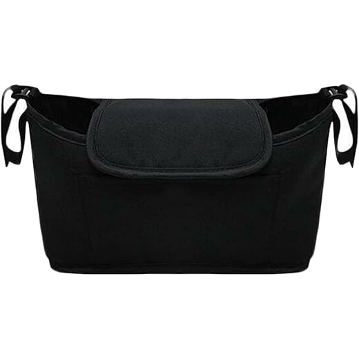 Jazzy Pearls Baby Stroller Organizer Black