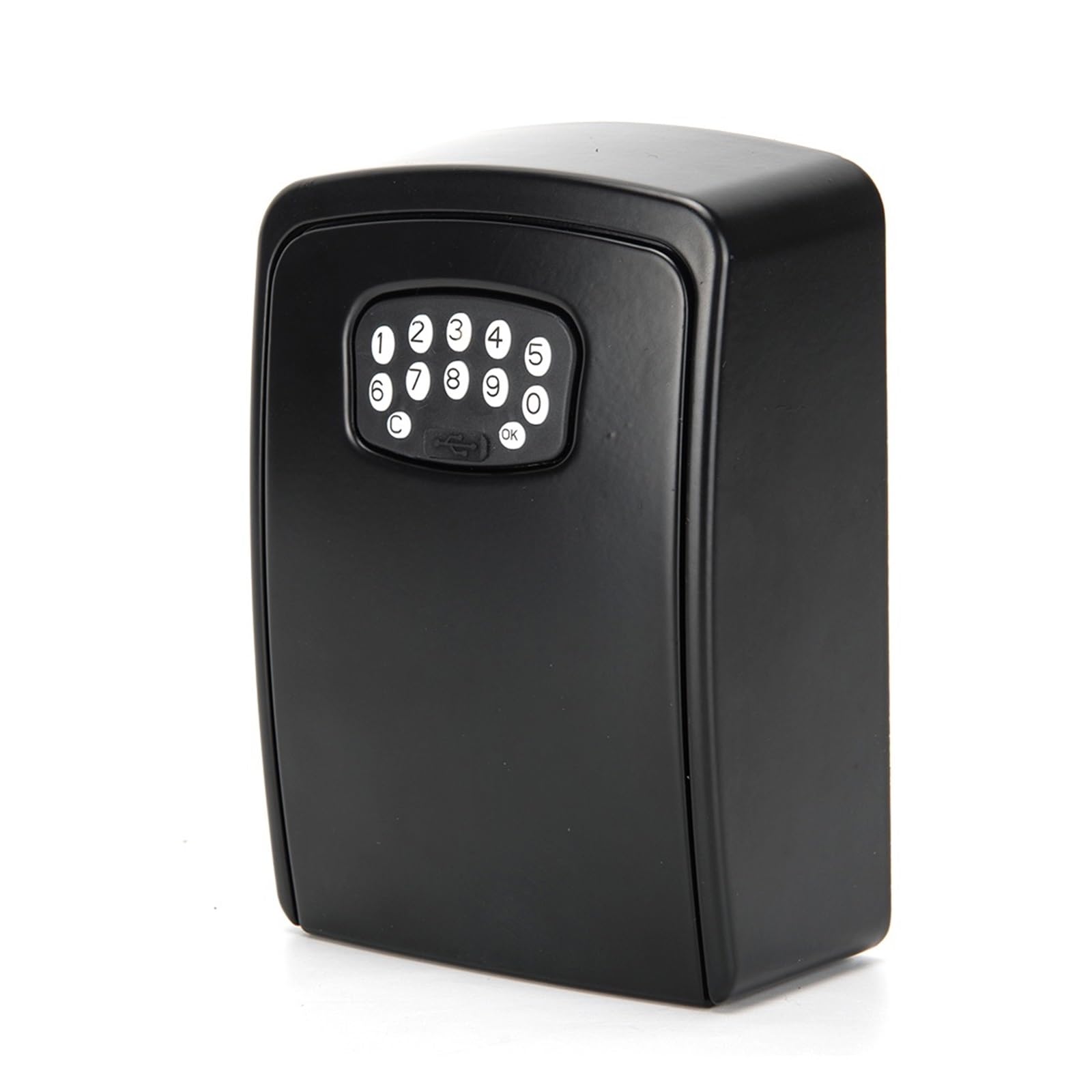 CVFRDD Security Safe Box Key Safe Box Outdoor,Waterproof Smart Storage Secret with Code Tuya APP Unlocking Wall Mounted Anti Theft Organizer(Nero)