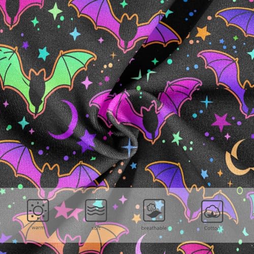 Little Girls' Soft Cotton Underwear Kids Breathable Comfort Colorful Bats Panties Briefs Toddler3