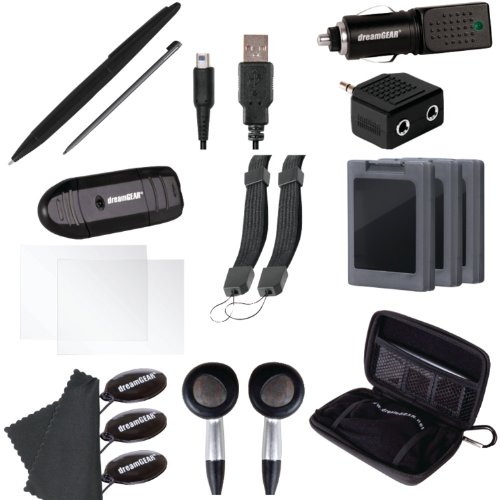 dreamGEAR 20-in-1 Essentials Kit for Nintendo 3DS XL - Black