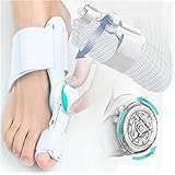 UYeCdu Hallux Valgus Correction Orthopedic Supplies Bunion Splint Big Toe Straightener Corrector Adjustable 3D Knob Foot Care