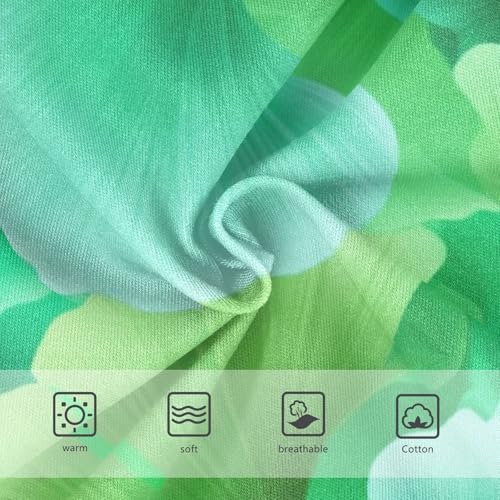 Toddler Underwear Floral 2t Cotton Girl Panties Cute Pattern Kids Undies Briefs Ginkgo Leaves Green Teal3