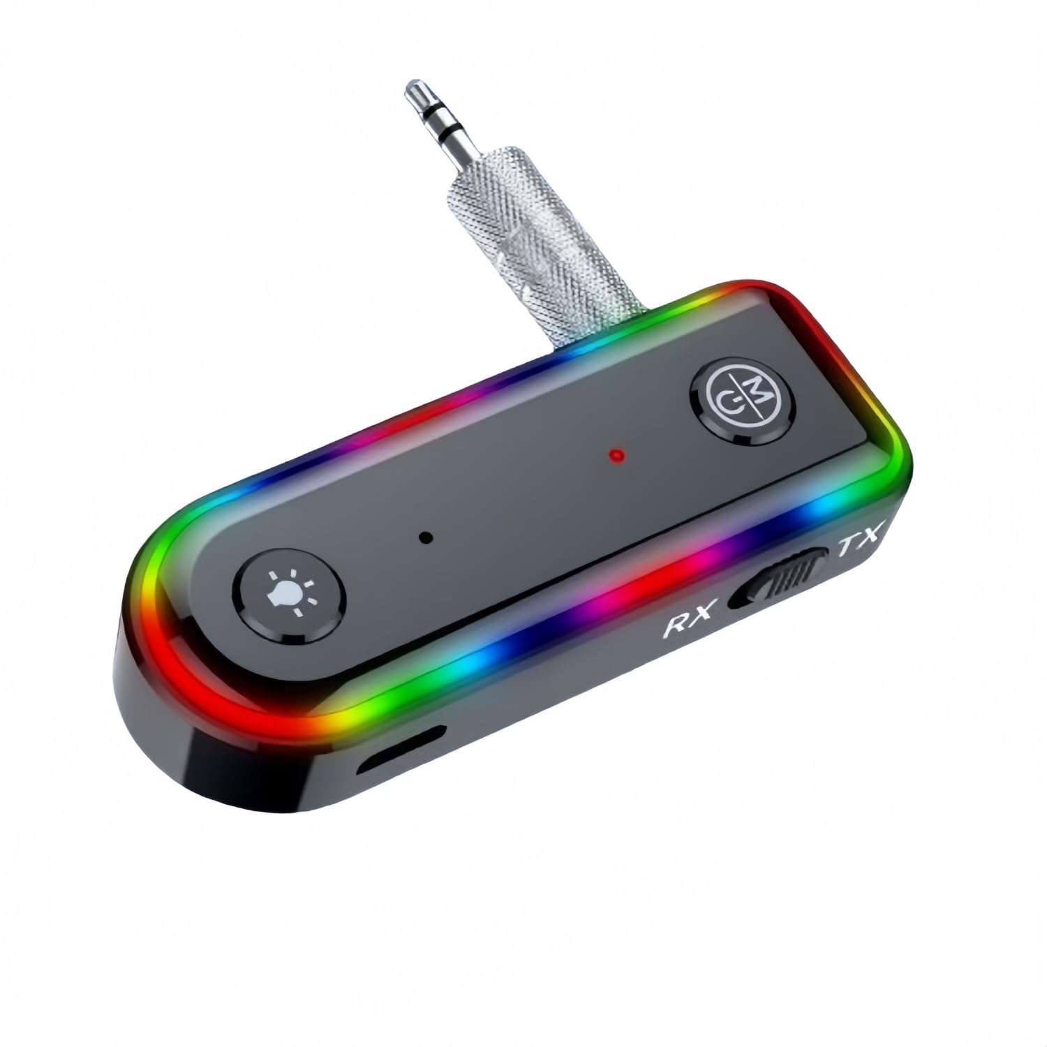 Samochodowy odbiornik Bluetooth5.0 Adapter Audio samochodowy, adapter AUX Bluetooth, redukcja szumów dla telewizora, głośników, PC i słuchawek