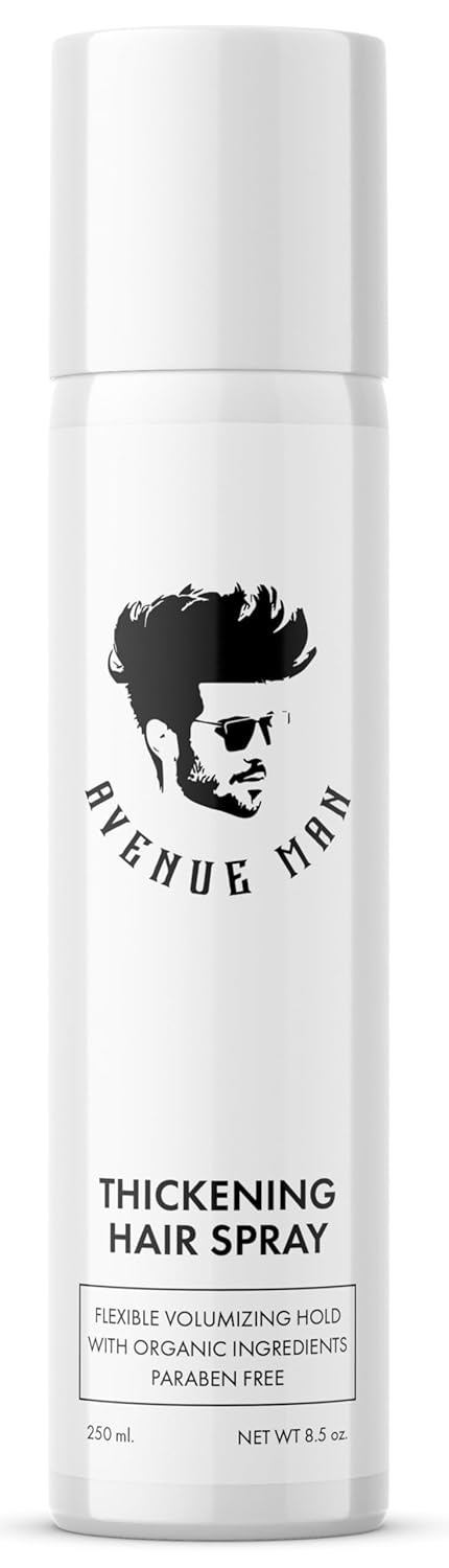 Avenue Man Hair Spray Showdown: Volumizing & humidity Tested - Surprising Easy Rinse for Long-Lasting Hold