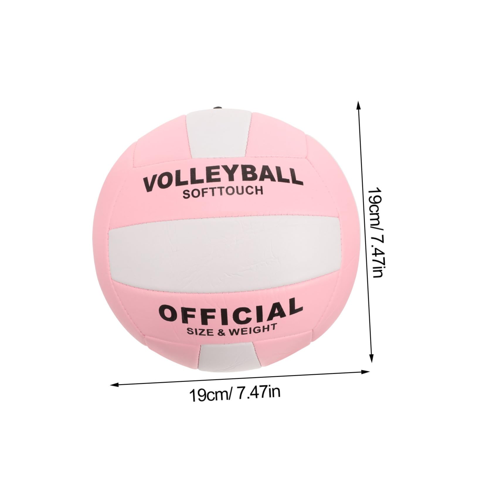 KICHOUSE Competitive Play Volleyball Official Size 5 Soft Sports Ball Machine Stitching Great for Training Matches