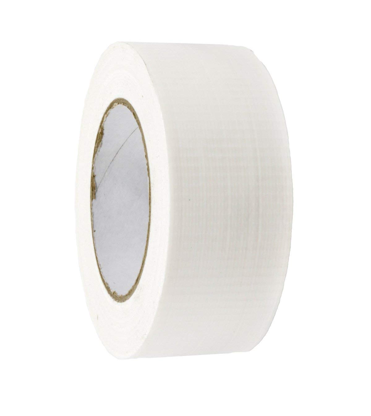 Pro Gaff / Gaffers Tape .5, 1, 2, 3, & 4 Inch Widths X Variable Lengths, 1 Inch, White