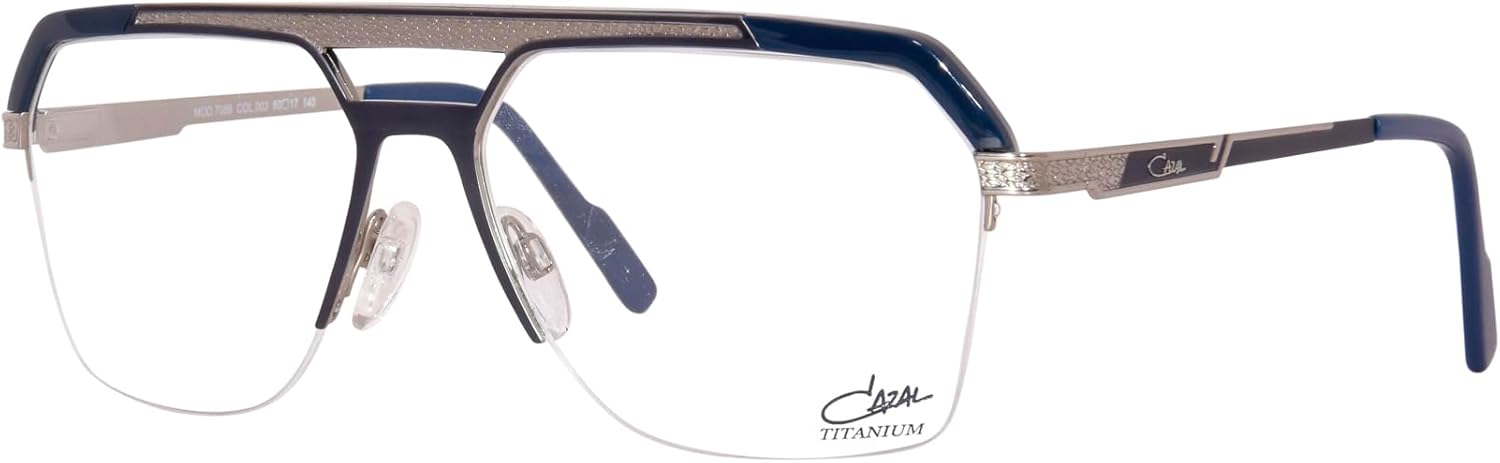 Cazal 7086 Eyeglasses Men's Half Rim Pilot Optical Kuwait Ubuy